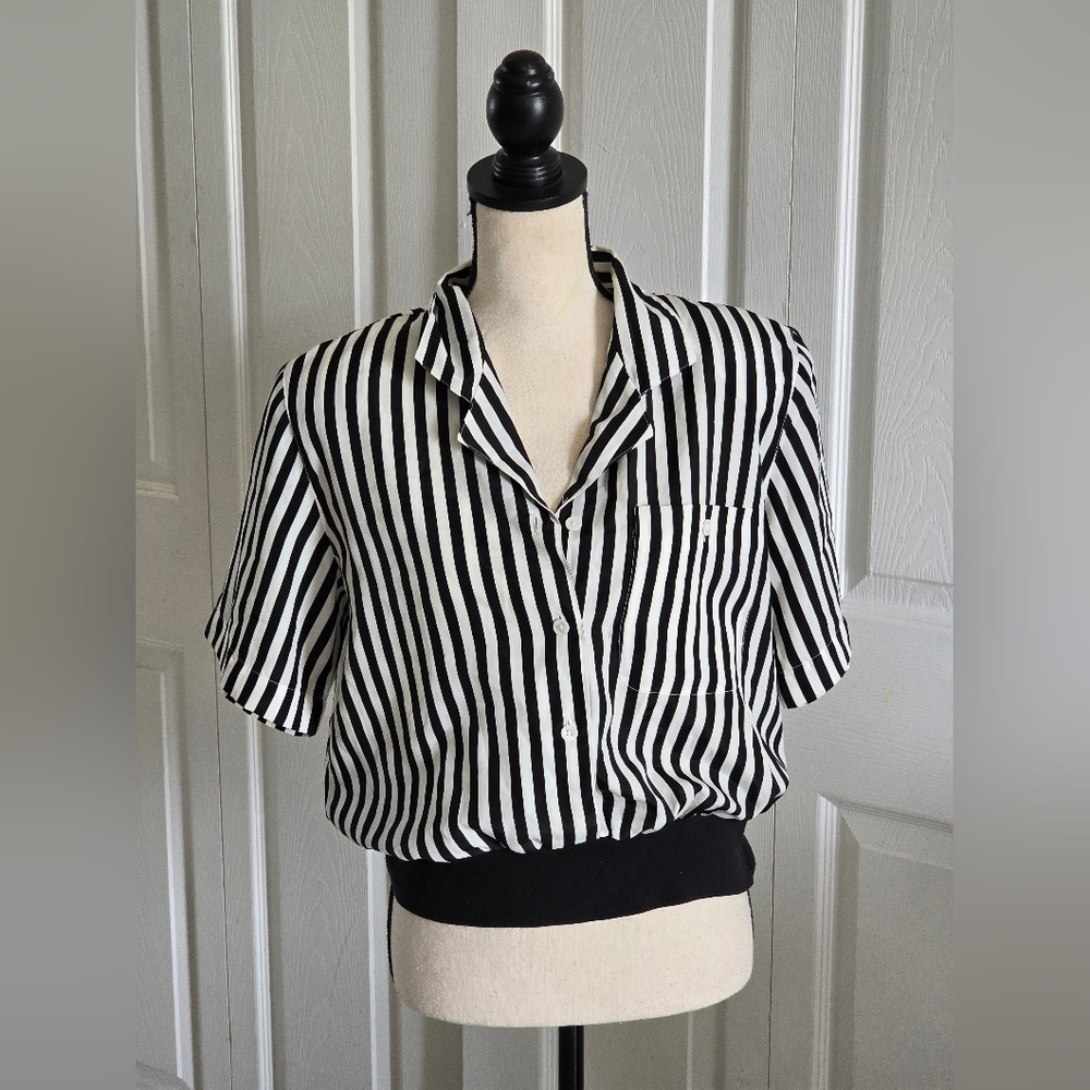 Vtg Leslie Fay Blouse